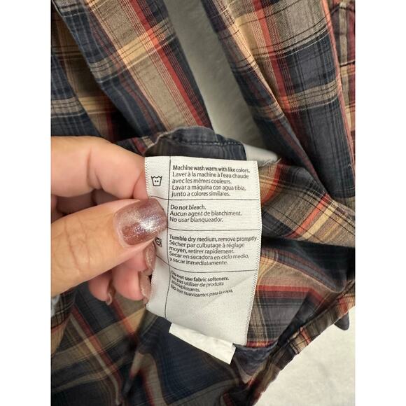 Carhartt Plaid Button Down Shirt 2XL Tall 2XLT Mens Casual - Picture 7 of 7